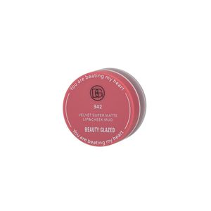 Beauty Glazed Velvet Super Matte Lip & Cheek Mud - 342